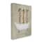 Stupell Industries Three Giraffes In A Bathtub Canvas Wall Art